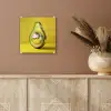 Avocado - Discobal - Geel - Glitter plexiglas 5mm klein -sfeer5