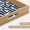 Abstract - Modern - Blauw Dienblad Rechthoek middel 911 -USP_HandgreepNL
