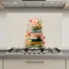 Boeken - Stapel - Bloemen - Kleurrijk keuken achterwand spatscherm klein -3d_website