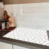 Grafisch - Patroon - Modern - Lijn Inductie beschermer vinyl 3mm klein 276 -sfeer3