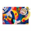 Vormen - Abstract - Stippels - Blauw Placemat vinyl groot -zzzproduct_Kitchenyeah-website