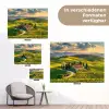 Toscane - Landschap - Wijngaarden tuinposter los doek klein -Xsfeer9_DE