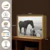Paard - Auto - Zwart - Wit Light Box met batterij (Wandlamp) middel -USP_websiteoverzichtNL
