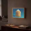 Pannenkoeken - Steentjes - Glitter - Slagroom Light Box met batterij (Wandlamp) middel -sfeer1