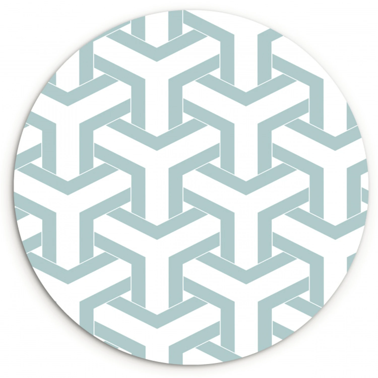 Design - Lijn - Patroon Wandcirkel plexiglas klein 852 -3d