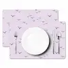 Lila - Vogels - Blauw Placemat vinyl groot 368 -zzsfeer2_Kitchenyeah-website