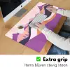 Abstract - Heuvels - Bomen - Groen Muismat XXL klein -sfeer3
