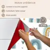 Patroon - Regenboog - Hartjes keuken achterwand spatscherm klein -spatscherm_FR