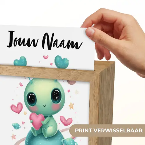 Ruimte - Wezen - Hartjes - Planeet Light Box met kabel (Kinderlampje) klein -USP_websiteprintNL