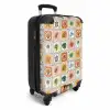 Zomerse tegeltjes print NBS - Handbagage koffer - Kinderen Unisex middel -productfoto_3d