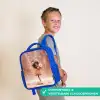 Fee met madeliefjes Kinderrugzak - Blauw middel -sfeer3_NL