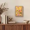 Bloemen - Veld - Geel Light Box met kabel (Tafellamp) klein -sfeer2