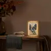 Graffiti - Kunst - Vleugels - Street art - Banksy Style Light Box met kabel (Tafellamp) klein -sfeer4