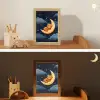 Teddybeer - Maan - Wolken - Sterren Light Box met kabel klein -sfeer3_kind