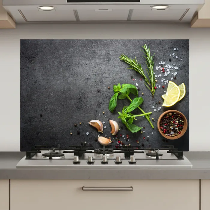 Gastronomisch Stilleven keuken achterwand spatscherm klein -3d_website