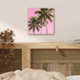 Palmboom - Tropisch - Pink aluminium wit klein -sfeer3