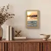 Hart - Water - Zonsondergang - Natuur - Zen Light Box met kabel (Tafellamp) klein -sfeer2