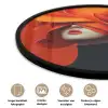 Oranje - Hoed - Vrouw Fotolijst rond zonder passe partout klein -closeup_NL