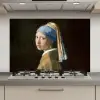 Meisje met de parel - Schilderij - Oude meesters - Vermeer keuken achterwand spatscherm klein -3d_website