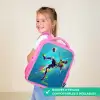 Neon - Voetbal - Schop - Kleurrijk Kinderrugzak - Roze middel -sfeer3_FR