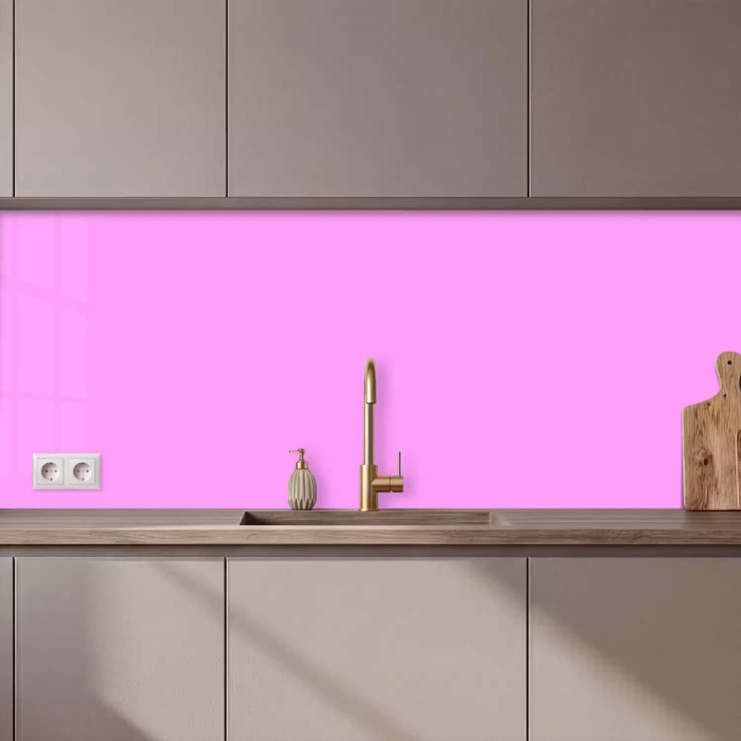 Soft - Lavender - Roze keuken achterwand 2 middel 871 zz_3dshopping