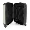 Vos en konijn omringd door groene blaadjes NBS - Handbagage koffer - Volwassenen Unisex middel -binnenkant