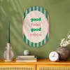 Gestreept - Quote - Ovaal - Roze Wandcirkel Ovaal Forex klein -sfeer2