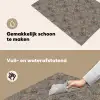 Donker - Bloemen - Sierlijk Inductie beschemer met haakjes klein 777 -ky-schoon-nl