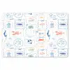 Zee - Sfeer - Strand - Multi Placemat vinyl groot 368 -zzsfeer1_Kitchenyeah-website