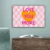 Valentijn - Love - Roze - Oranje canvas 2cm klein -sfeer4