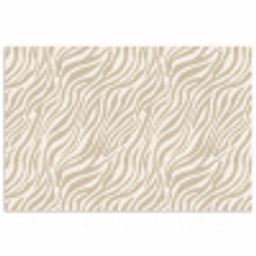 Zebra - Patroon - Beige poster papier klein 62 -3d