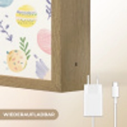Patroon - Kip - Paaseieren Light Box met batterij (Wandlamp) middel -USP_websiteoplaadbaarDE