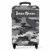 Camogrijs NBS - Handbagage koffer - Kinderen Unisex middel -productfoto_recht