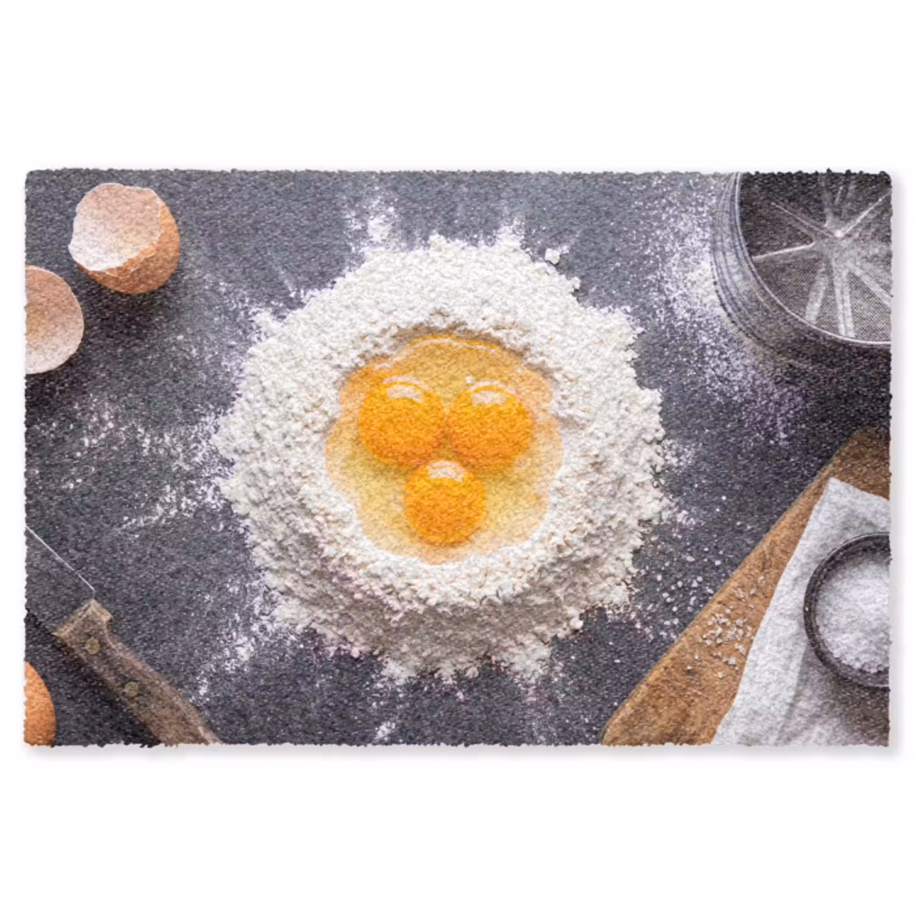 Eten - Bakken - Keuken Vloerkleed Rechthoek klein -3d