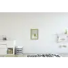 Groen - Appel - Strikje textielposter latten blank klein -kinderkamer