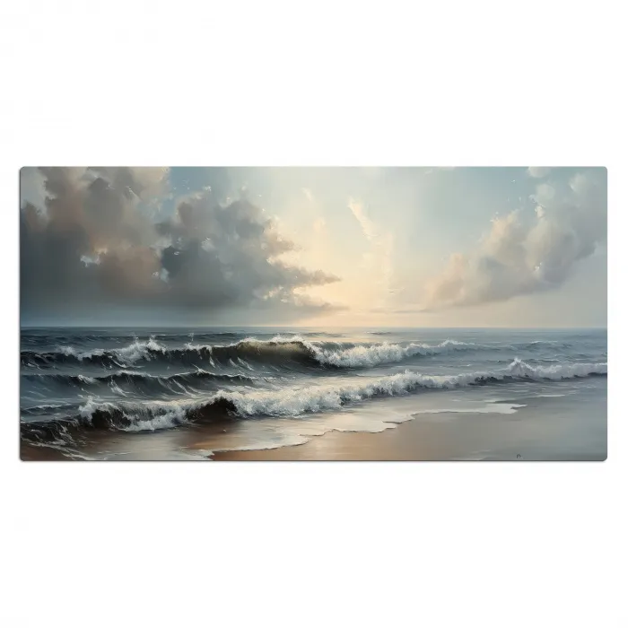 Strand - Zee - Zonsondergang Muismat XXL klein -3d_leeg