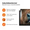 Schotse hooglander - Neus - Bruin Inductie beschermer vinyl 3mm klein -zzzzzzz-td-ups