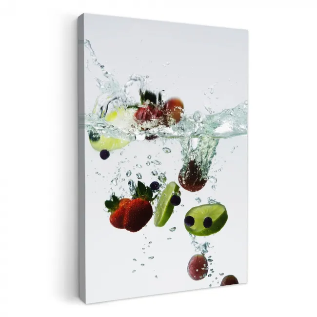 Vruchtensymfonie in Water KitchenYeah - Keuken - Canvas klein -3d