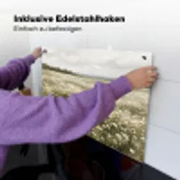 Illustratie - Landschap - Wit Inductie beschemer met haakjes klein -ky-ophangen-de