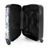 Barok bladeren patroon blauw NBS - Handbagage koffer - Kinderen Unisex middel -binnenkant
