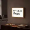 Tekst - Modern - Zwart - Wit Light Box met batterij (Wandlamp) middel -sfeer1