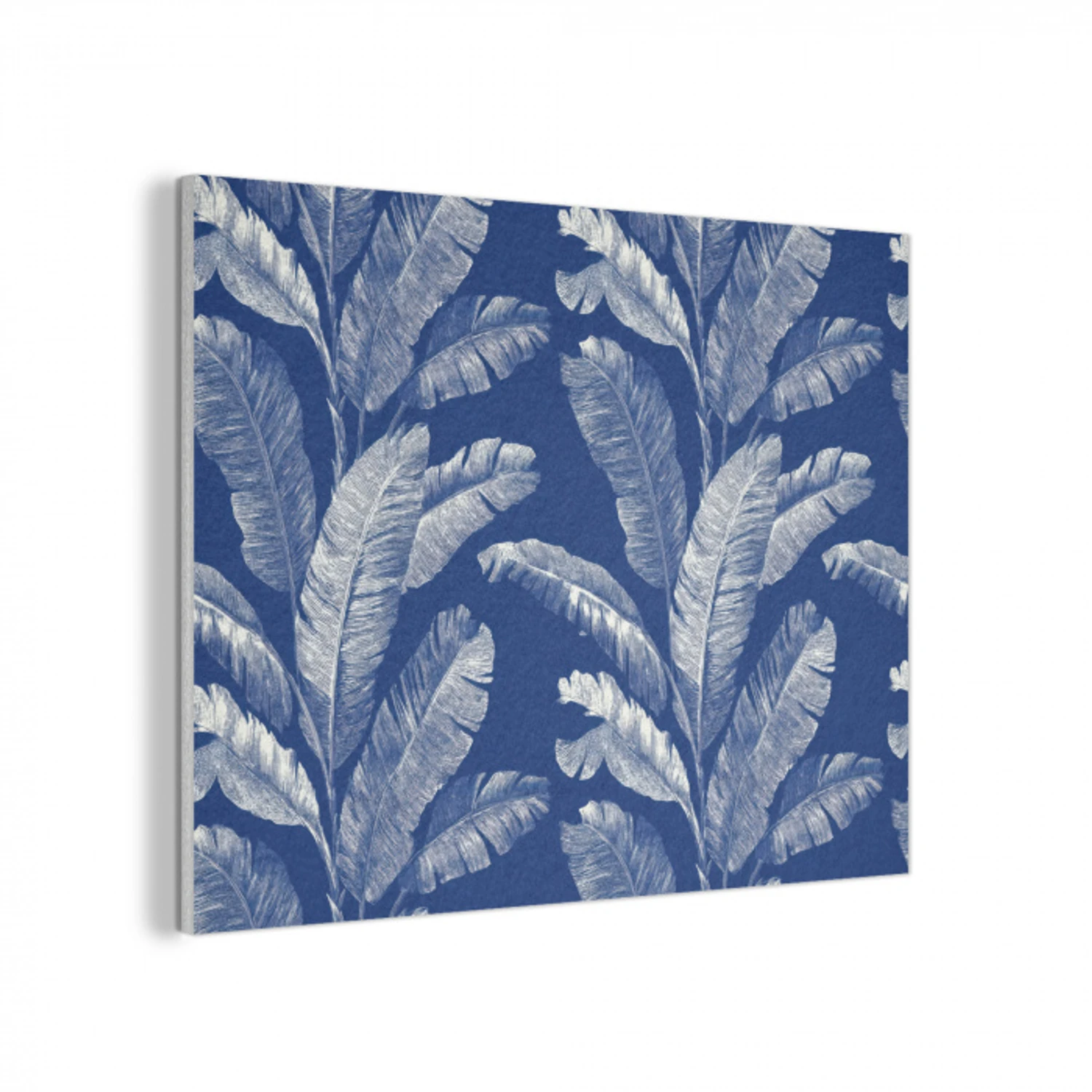 Blad - Palm - Blauw PET vilt klein 837 -3d