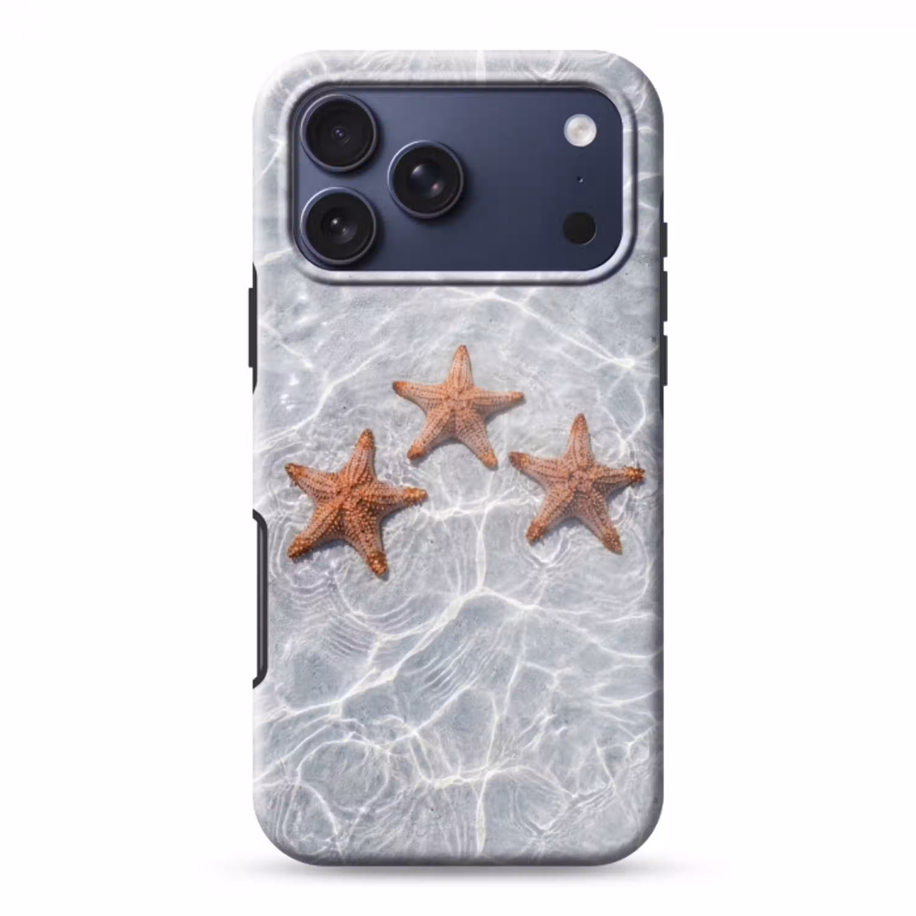 Zeesterren - Water - Helder Toughcase MagSafe Apple iPhone 17 Pro Max klein -3d