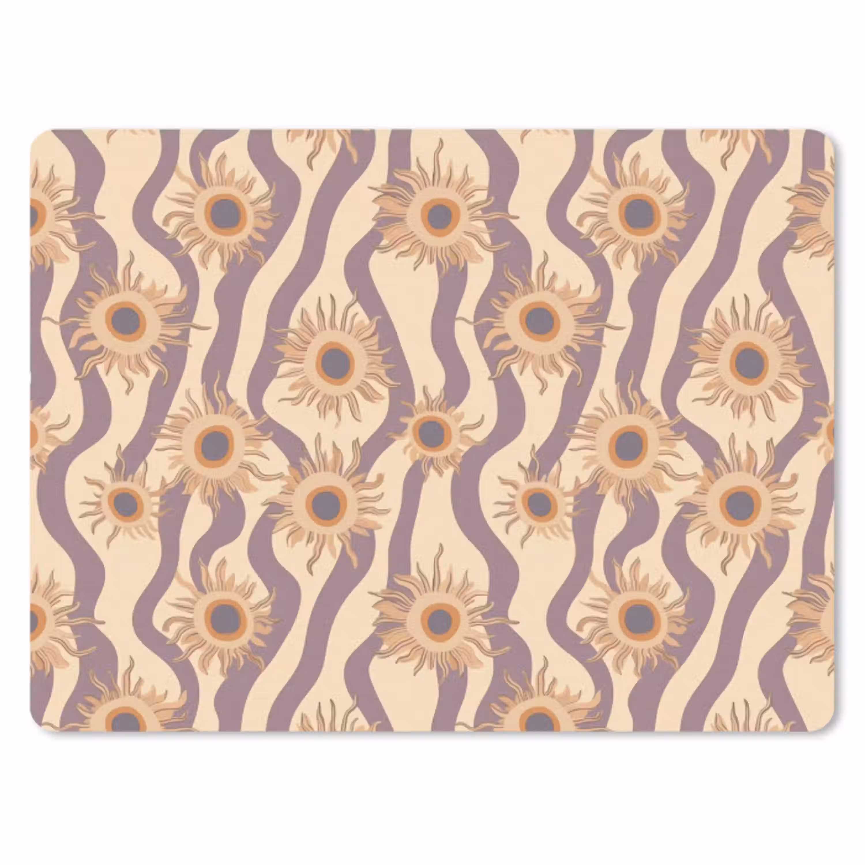 Bohemian - Vibe - Lavendelpaars muismat rubber klein 262 -3d