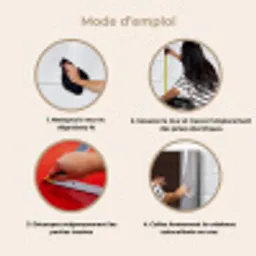 Patroon - Hardhout - Plank keuken achterwand 2 middel 865 -gebruiksaanwijzing_FR
