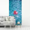 Badeend - Dobberend - Roze fotobehang vinyl groot -woonkamer