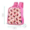 Rode lieveheersbeestjes op roze achtergrond Kinderrugzak - Roze middel -productfoto_formaten