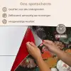 Stilleven met bloemen en een horloge - Schilderij van Abraham Mignon keuken achterwand spatscherm klein -spatscherm_NL