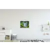 Jungle - Regenwoud - Water - Waterval - Planten textielposter latten blank klein -kinderkamer