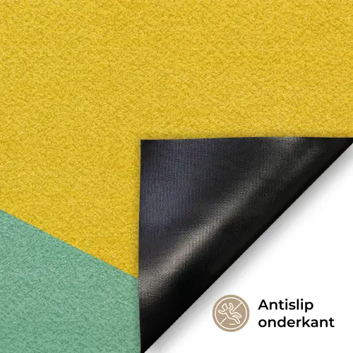 Driehoeken - Kleurrijk - Abstract Deurmat klein -antislip_NL